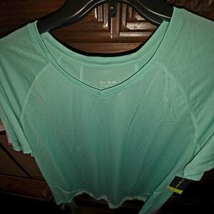 Tek Gear Women's Light Green Short Sleeve Tee